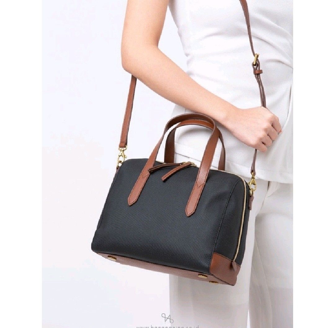 FOSSIL Sydney Satchel black multi
