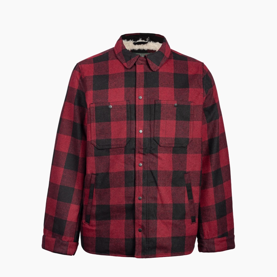 GH Bass Co Men s Wool Lined Shirt Jacket M Men s Fashion Coats