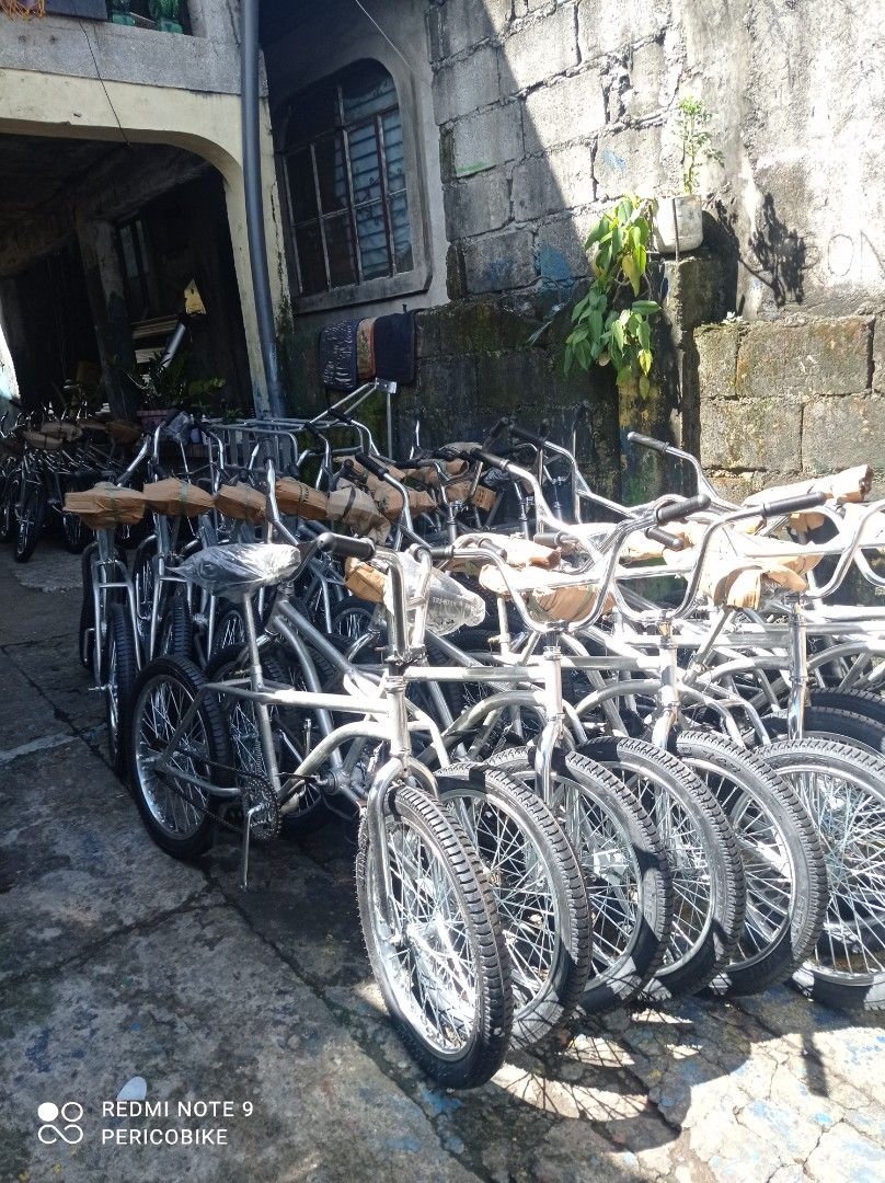 GI STEEL BIKE (Category: Bicycles) located in Manila. Submitted by fastmountain_dfe013 (Listing ID 1271307488, Image 2). Description: custom bike steel,pang cart,pang mabigatan naka foot brake, malaki ang spracket 20.125 tire size,rim size ,tube size pm sa seller 09193318674.