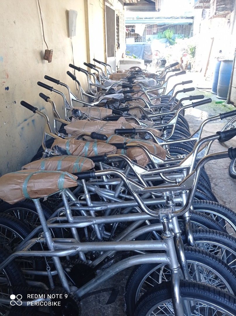 GI STEEL BIKE (Category: Bicycles) located in Manila. Submitted by fastmountain_dfe013 (Listing ID 1271307488, Image 1). Description: custom bike steel,pang cart,pang mabigatan naka foot brake, malaki ang spracket 20.125 tire size,rim size ,tube size pm sa seller 09193318674.
