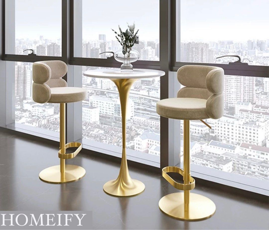 Modern luxury sales bar stools