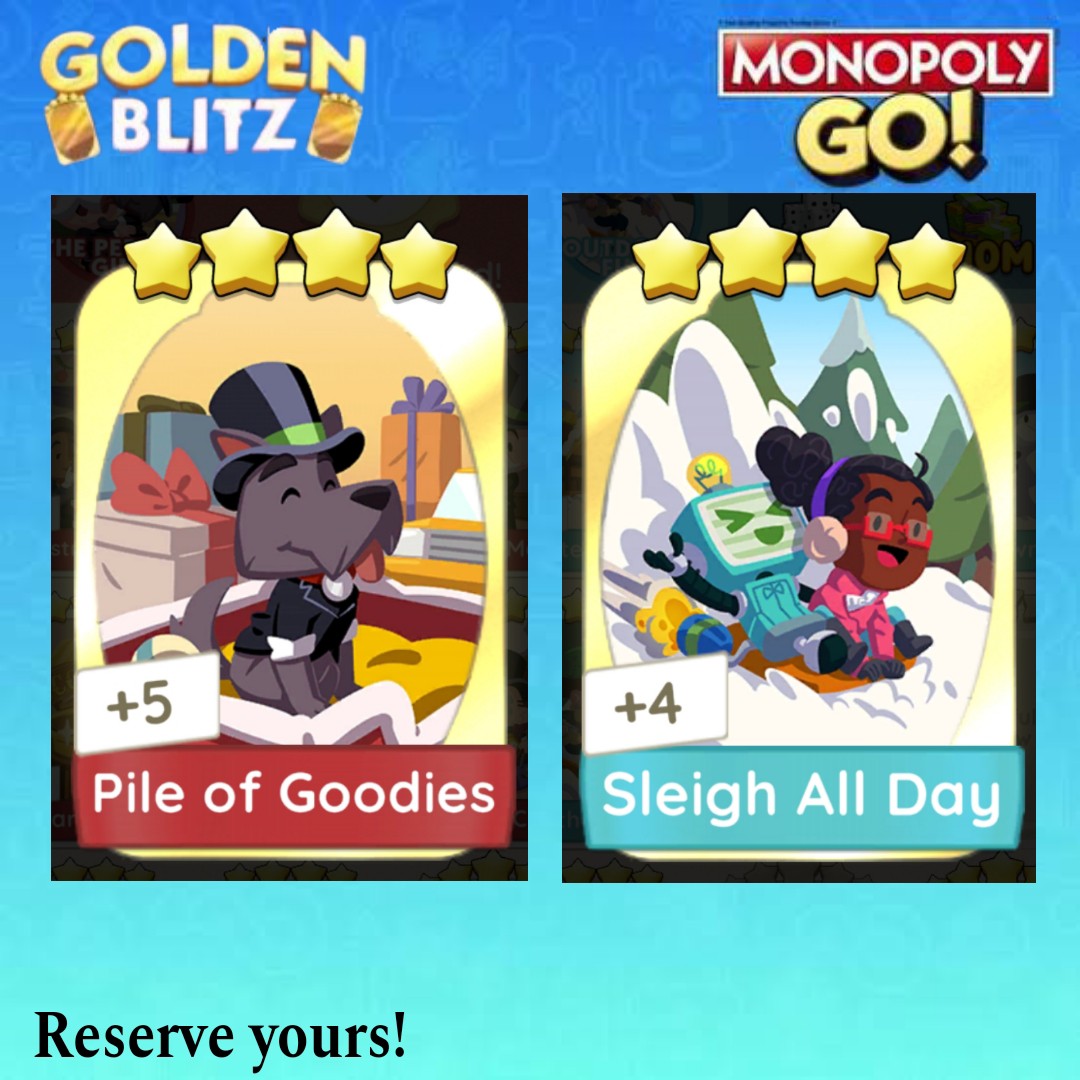 Golden Blitz Monopoly Go (Pile of Goodies, Sleigh All Day), Video