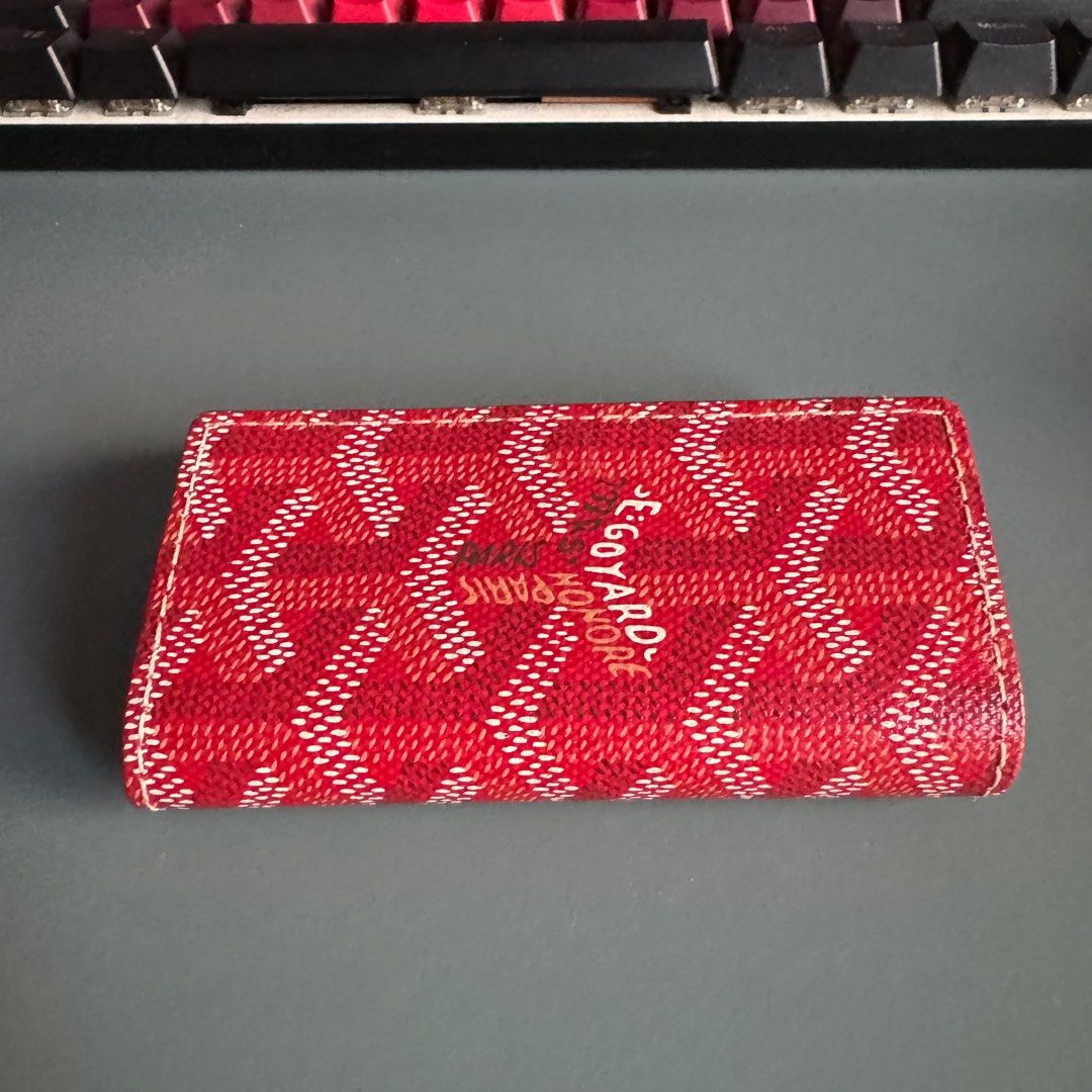 Red clearance goyard wallet
