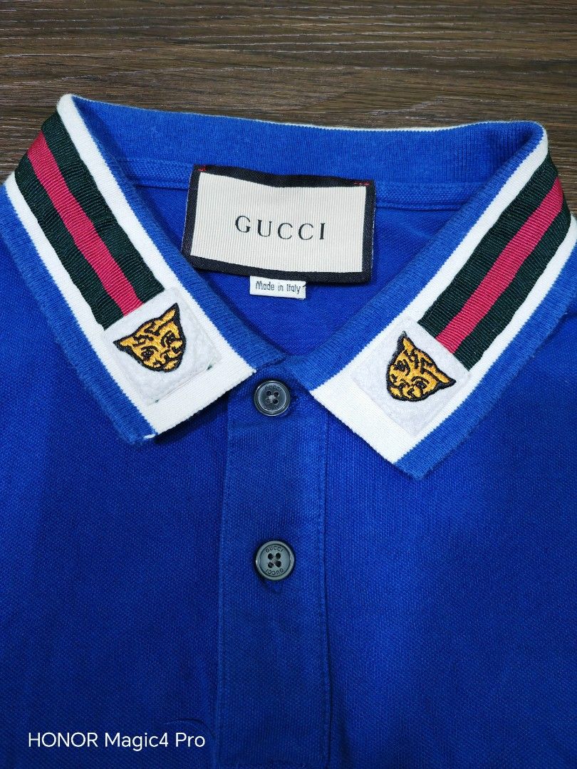 Gucci blue tiger shop shirt