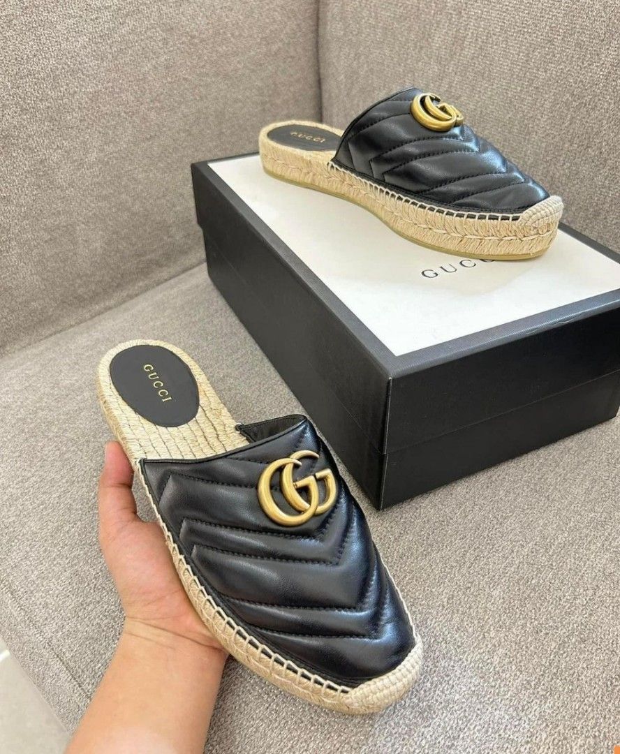 Gucci espadrille slip on Luxury Sneakers Footwear on Carousell