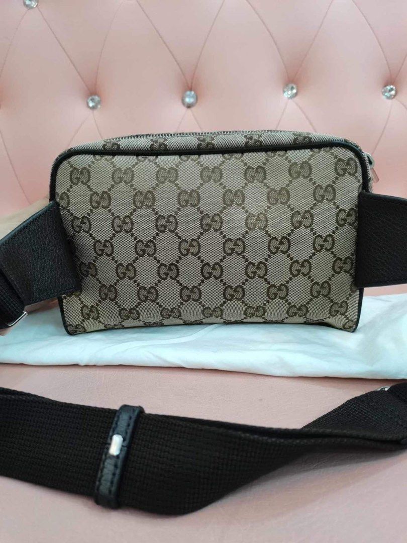 Gucci GG Canvas Web Belt/Bum Bag (Category: Luxury Bags & Wallets) located in Manila. Submitted by bagislifeshop (Listing ID 1271379300, Image 2). Description: On Hand in PH🇵🇭 100% Authentic Gucci GG Canvas Web Belt/Bum Bag ( Adjustable Strap ) Condition: 9/10 Comes with Dustbag and Booklet .