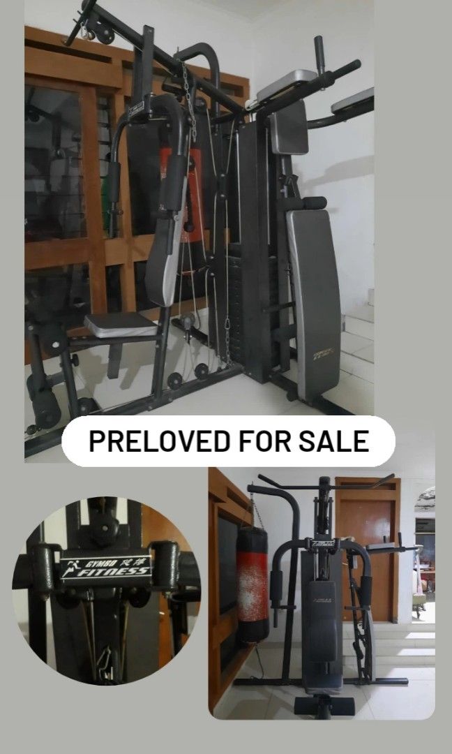Gymboo home gym 3 sisi samsak Olah Raga Perlengkapan Olahraga