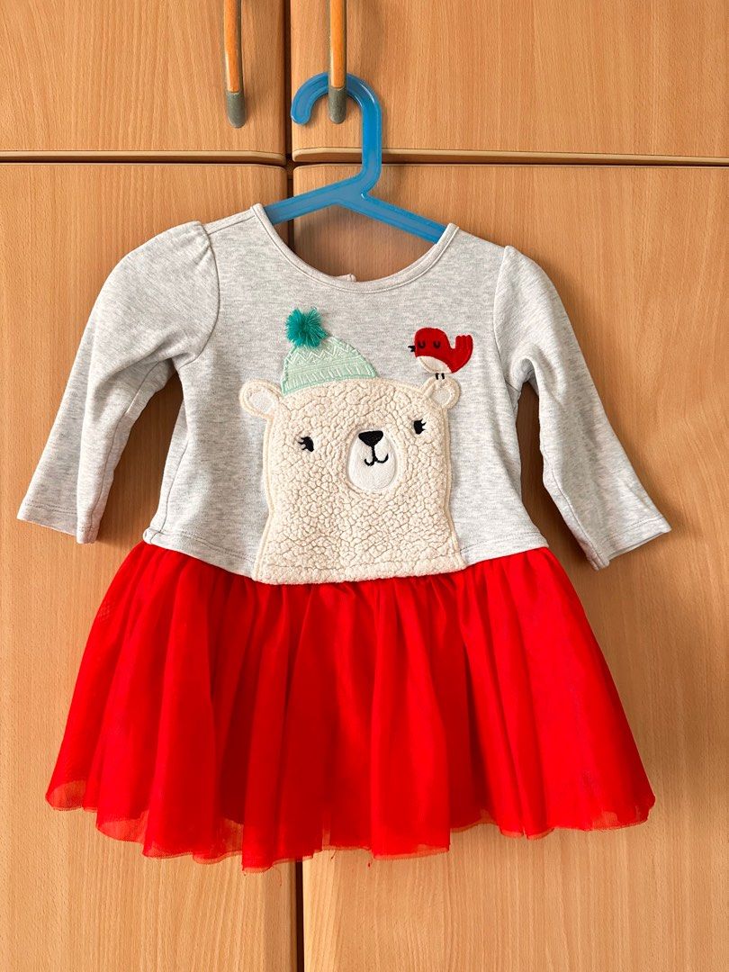 Gymboree Christmas girl dress 18m