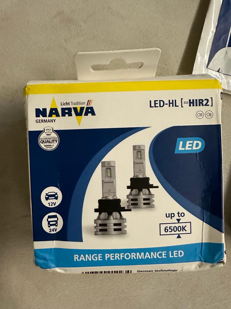 H1R2 9012 LED bulb For Vios NCP150, Auto Accessories on Carousell