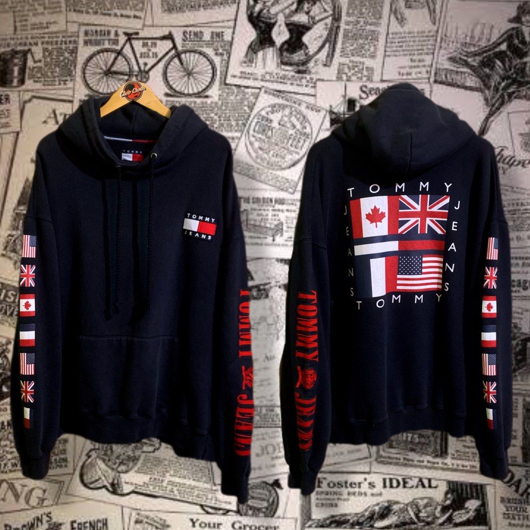 Hoodie Tommy Jeans Flag