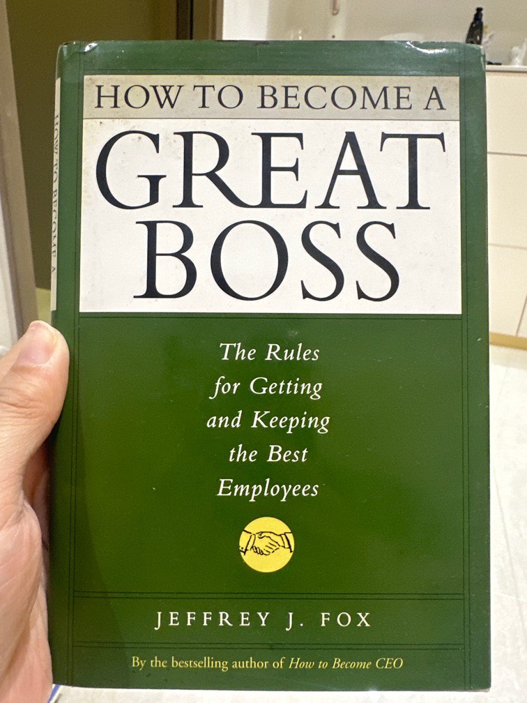 How to become A Great Boss, Hobbies & Toys, Books & Magazines, Fiction - How To Be A Boss Book