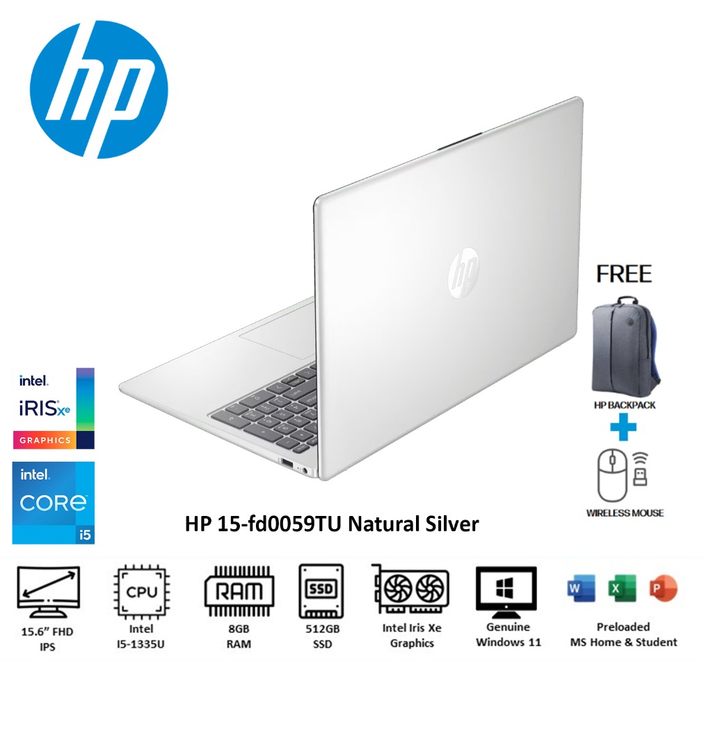 HP 15FD0057TU / 15FD0059TU, Computers & Tech, Laptops & Notebooks on