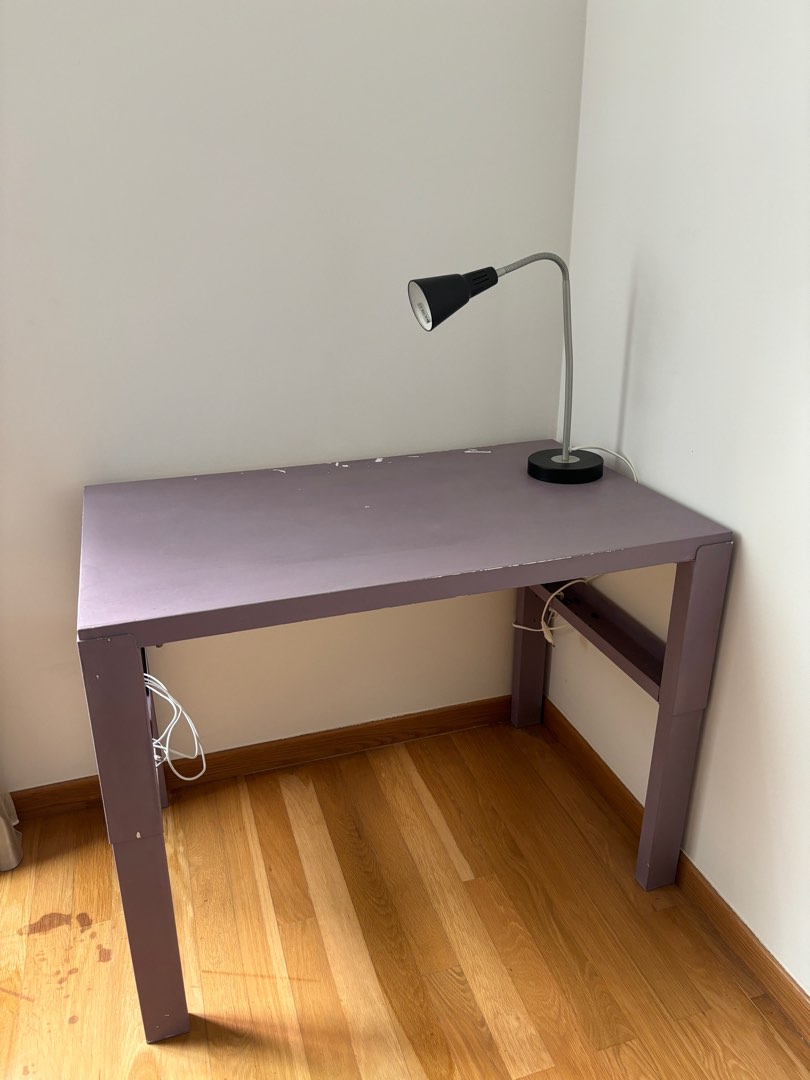 Ikea Pahl study desk, Furniture & Home Living, Furniture, Tables & Sets