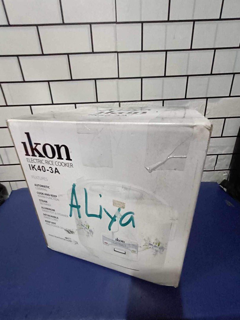 Ikon rice cooker IK403A top loader, TV & Home Appliances, Kitchen