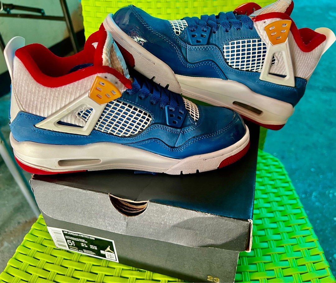 Jordan 4 Messy size 5.5y (Category: Sneakers) located in Cabuyao City. Submitted by tabachingching.tabachingching (Listing ID 1271441590, Image 3). Description: Original Jordan 4 Messy GS 5.5y With box bought from Titan .