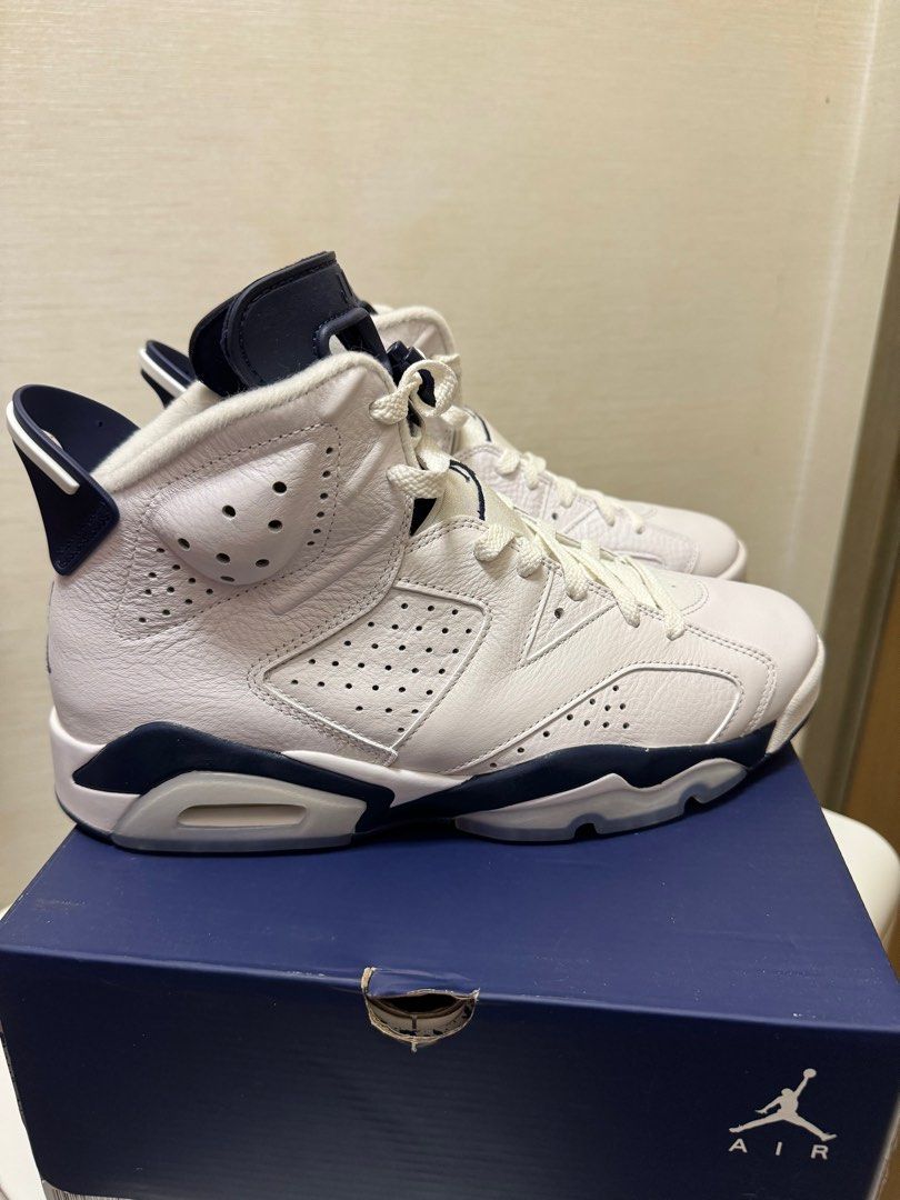 White top 6 jordans