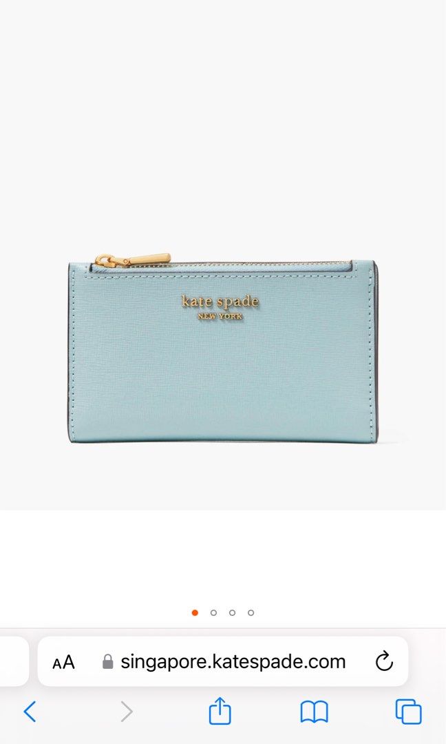 Kate spade horizon top blue wallet