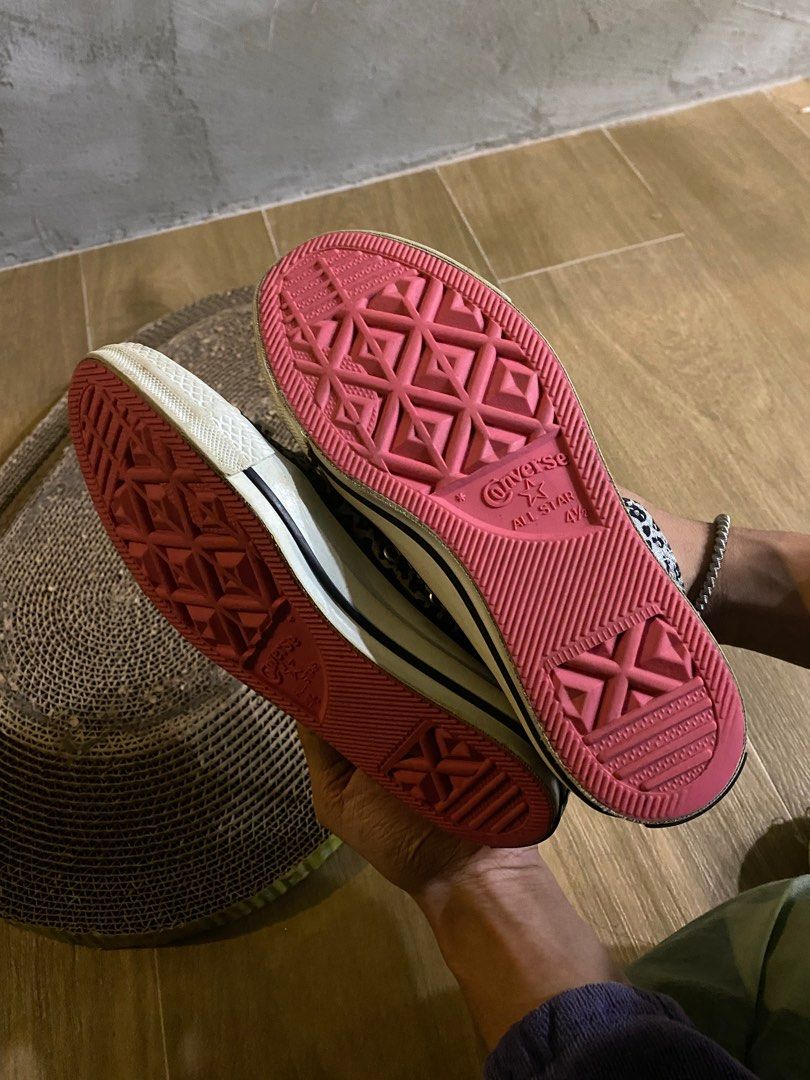 Converse red leopard on sale
