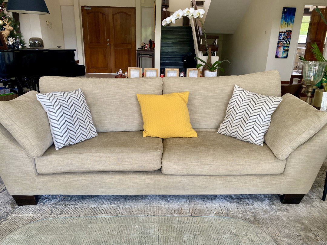 LIGHT BEIGE SOFA - COLLECTION MID-JAN (NOT BEFORE), Furniture & Home ...