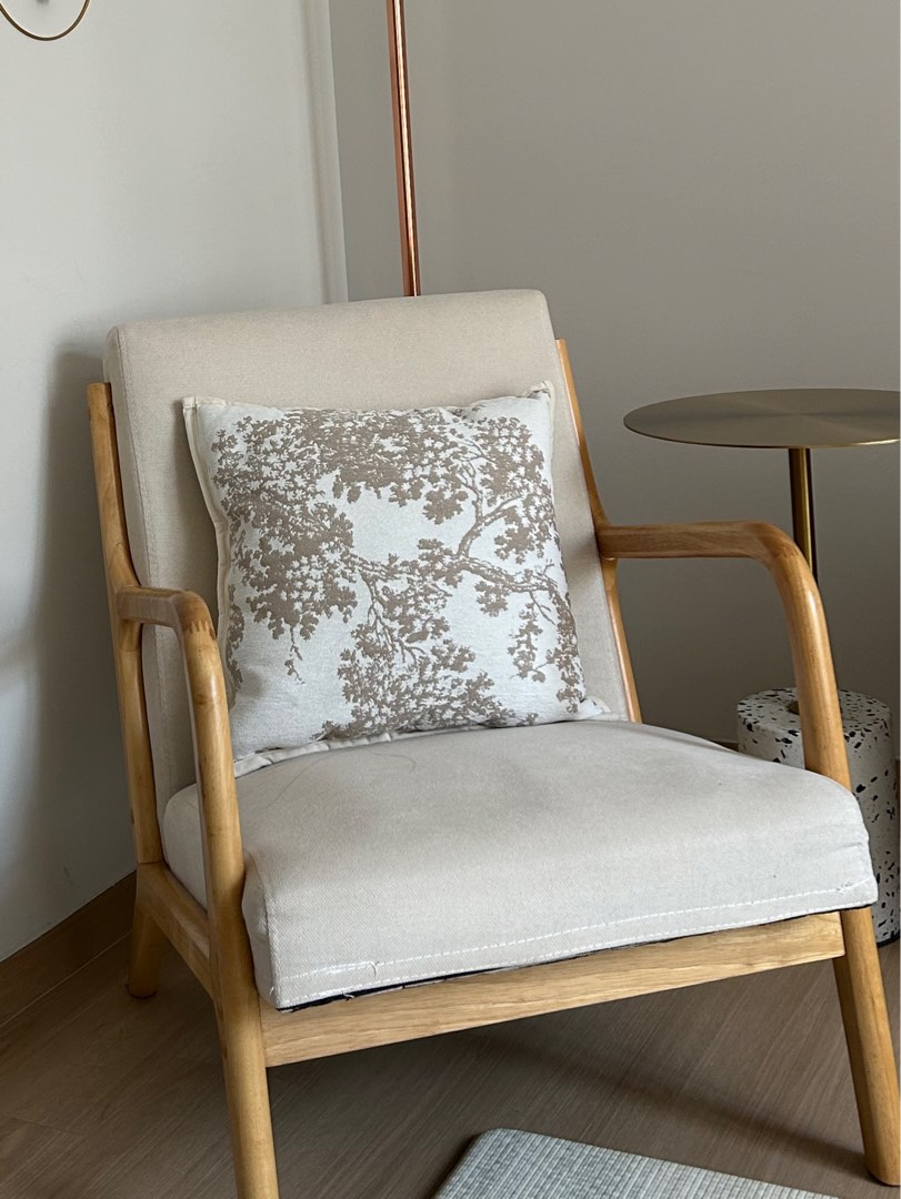 Light Wood Armchair Furniture Home Living Furniture Chairs on