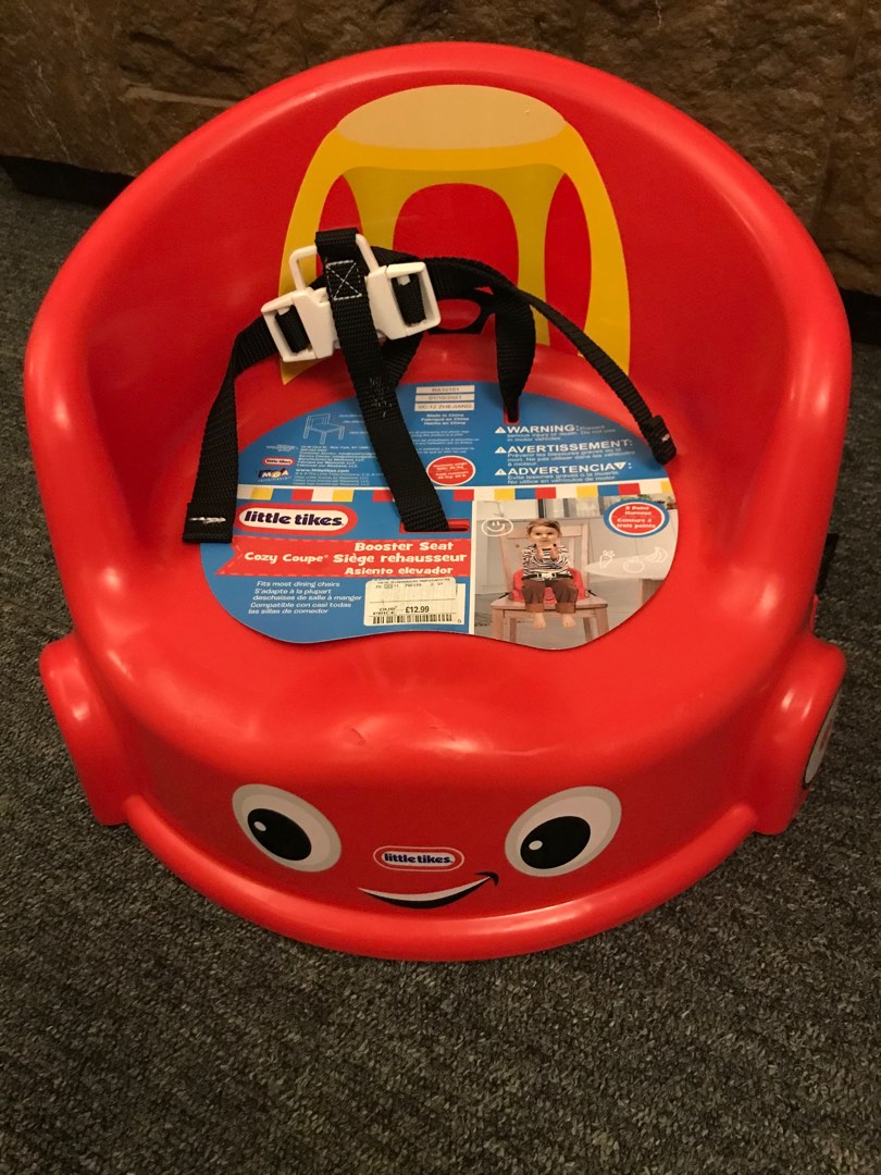 Like NEW LITTLE TIKES Cozy Coupe Car Kids Chair Booster Seat Feeding