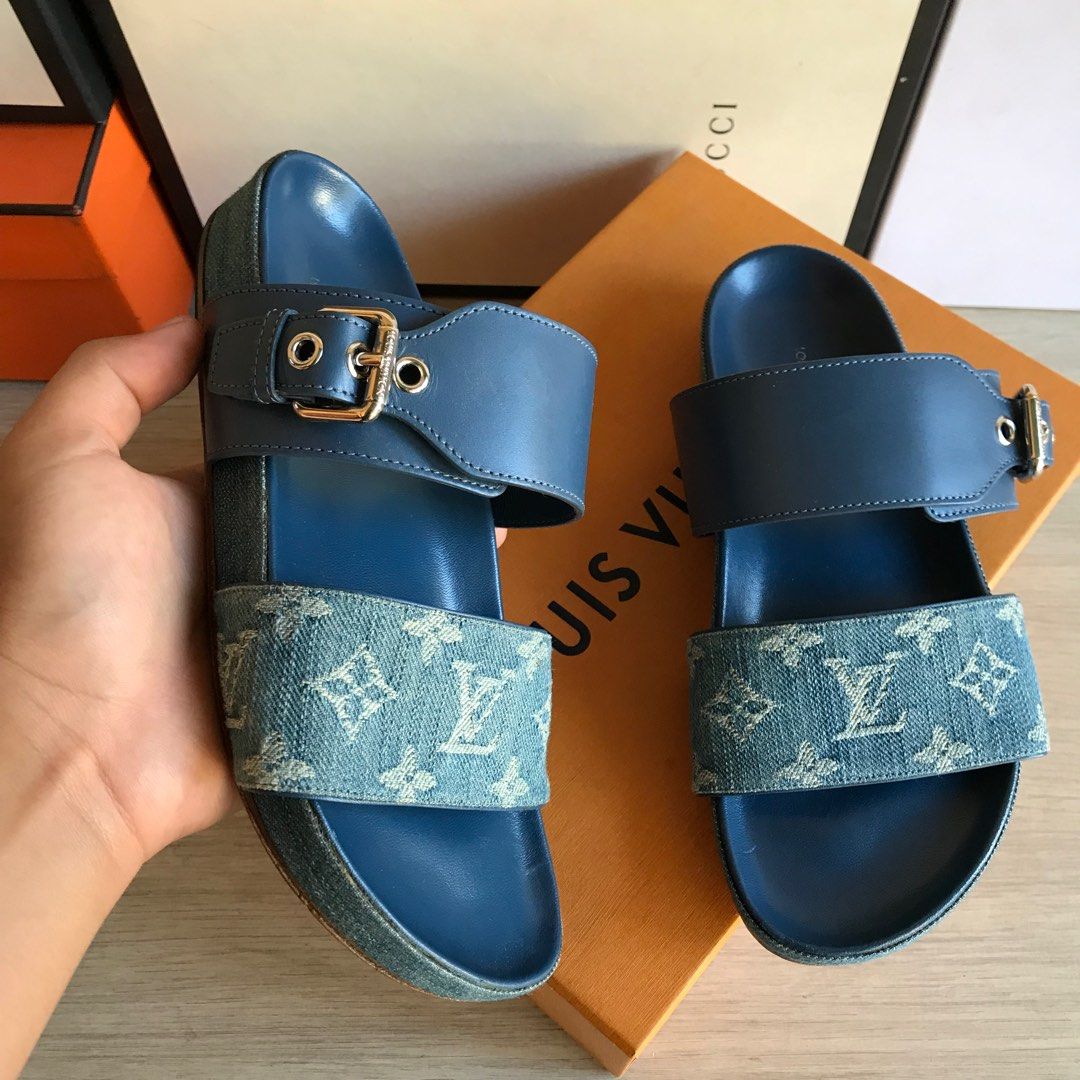Bom dia flat mule hot sale