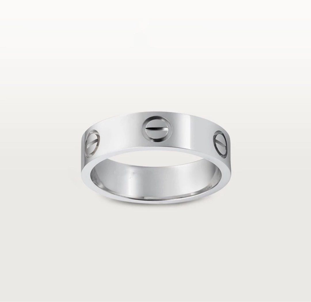 Cartier ring hotsell platinum