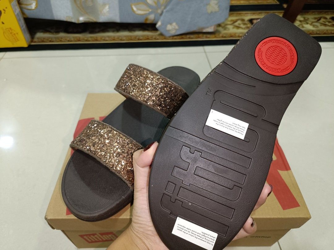 Glitter hotsell sandal slides