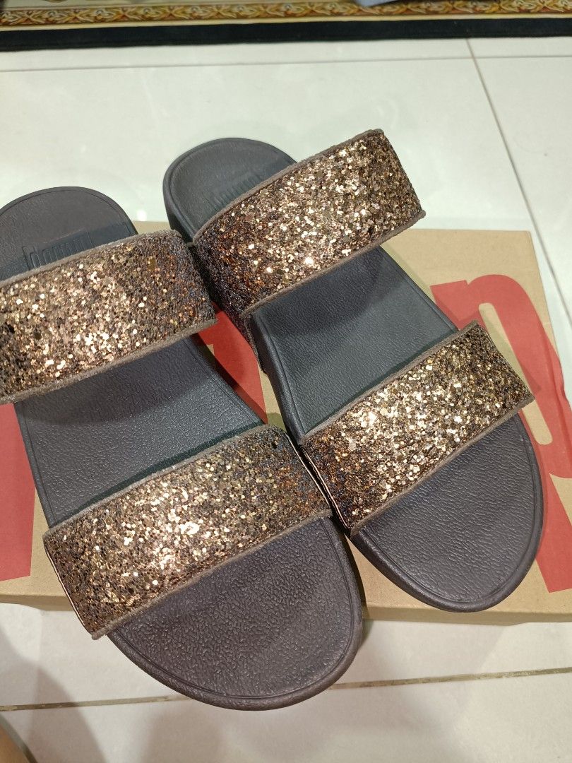 Glitter slides hotsell for women