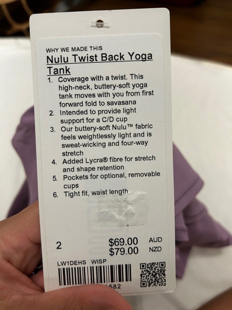 Nulu Twist Back Yoga Tank