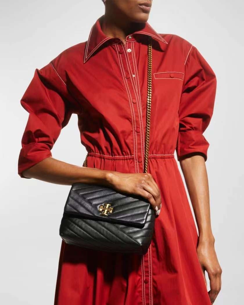 Tory burch small deals kira leather satchel