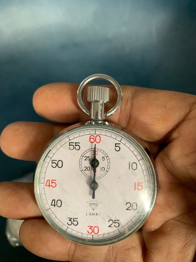 mechanical stop watch diamond, Hobbies & Toys, Collectibles