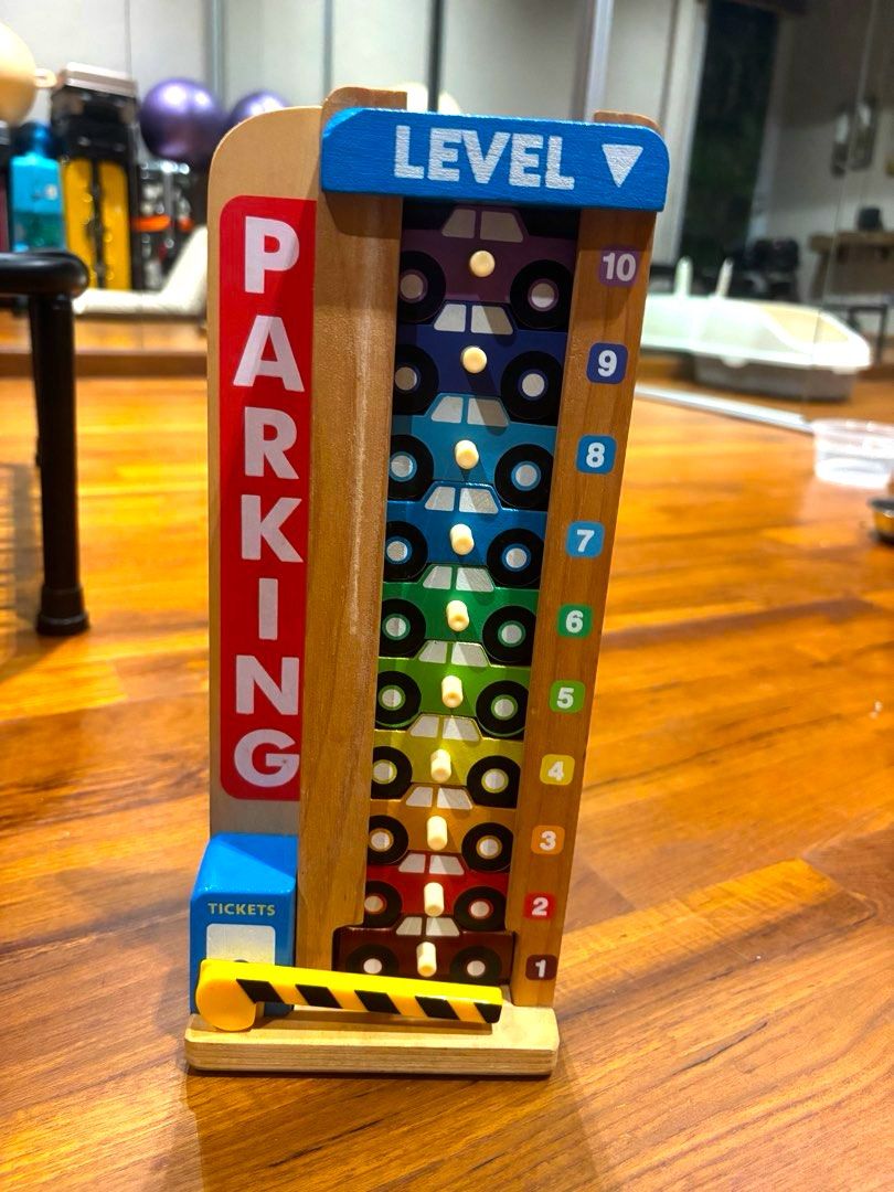 Melissa and doug stack and count parking garage sales