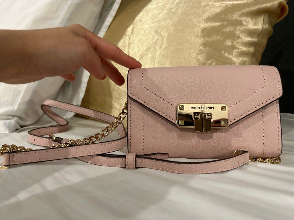 Michael kors store diaper bag pink