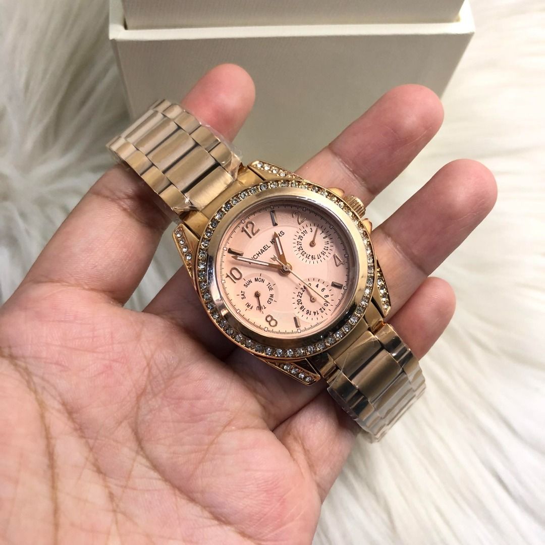 MichaelKors Blair Rose Gold for ladies Women s Fashion Watches