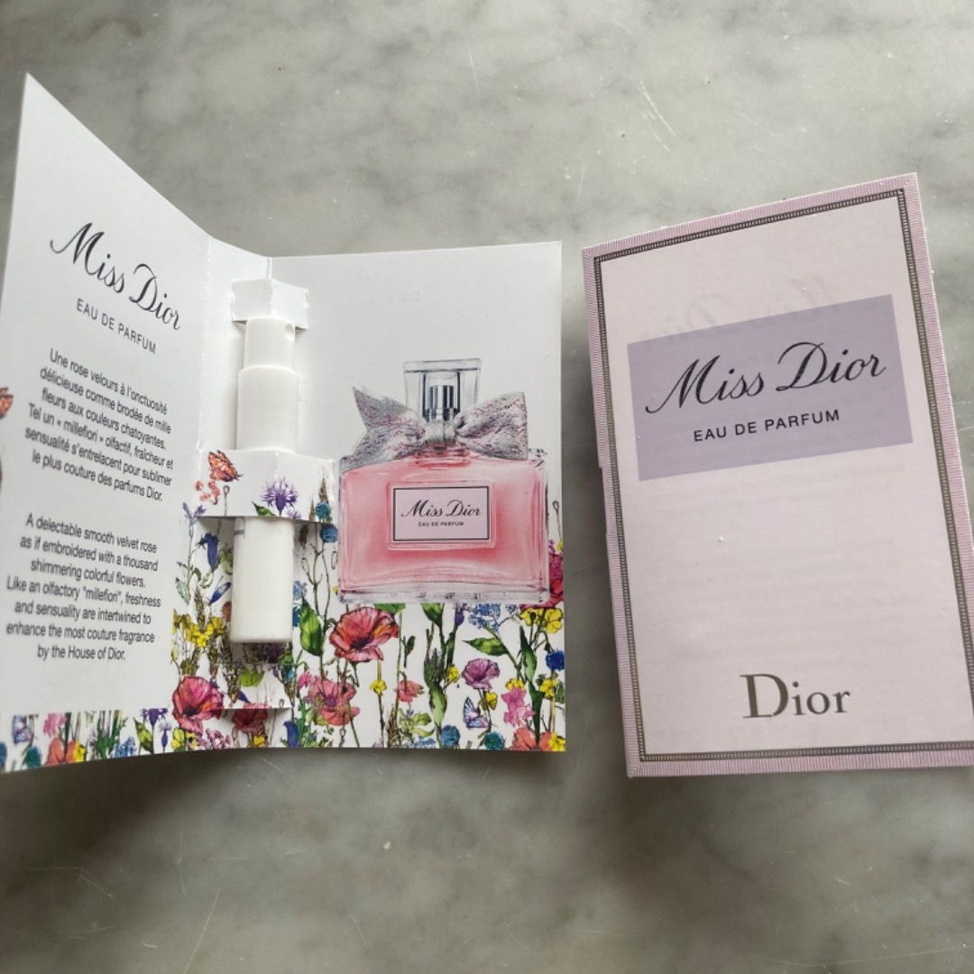 Miss dior Eau de Parfum sample tester travel size 香水旅行裝試用裝