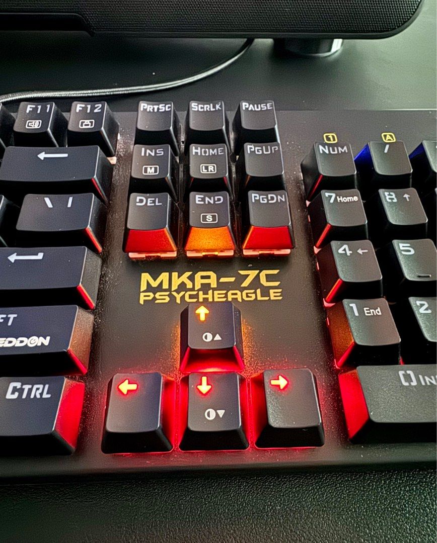 MKA-7C PSYCHEAGLE Gaming Keyboard, Computers & Tech, Parts ...