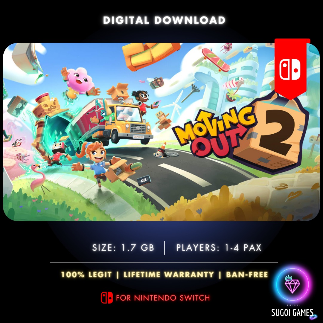 Moving Out 2 Nintendo Switch Digital Download Video Gaming