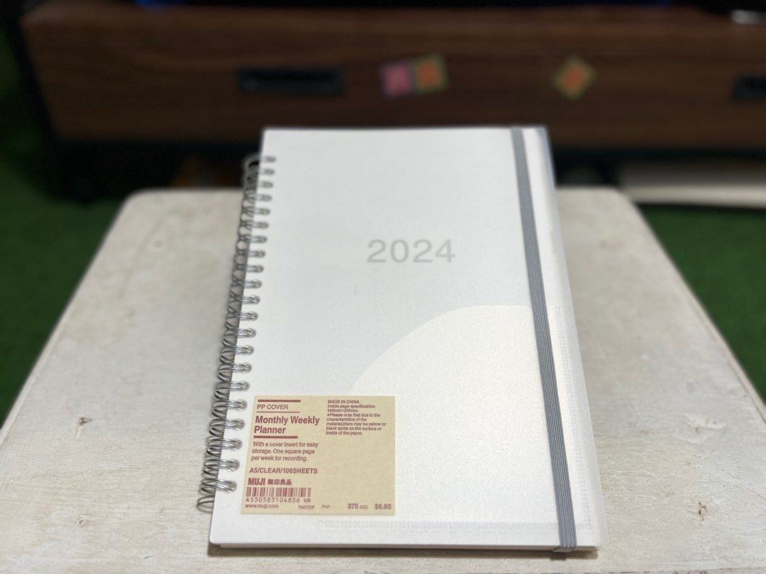 Muji Monthly Weekly Planner 2024