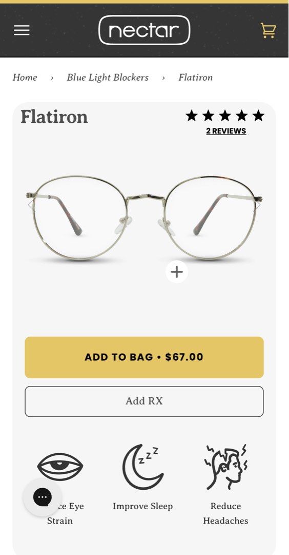Nectar Flatiron Blue Light Blocker Glasses