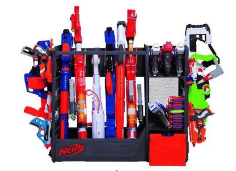 Nerf elite blaster rack online