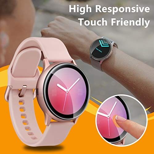 New Arrival Unique Me 6 Pack Screen Protector Compatible with Samsung Galaxy Watch Ative 2 40mm Flexible Film No Bubble Anti Scratch High Definition Clear TPU Fingerprint Available Film 17385 Mobile P...