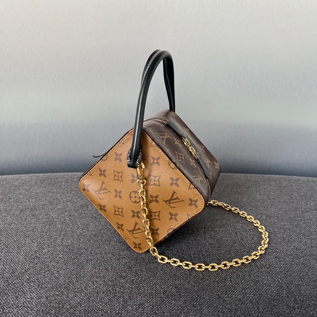 Louis Vuitton square bag Monogram reverse Ghw Luxury Bags Wallets on Carousell