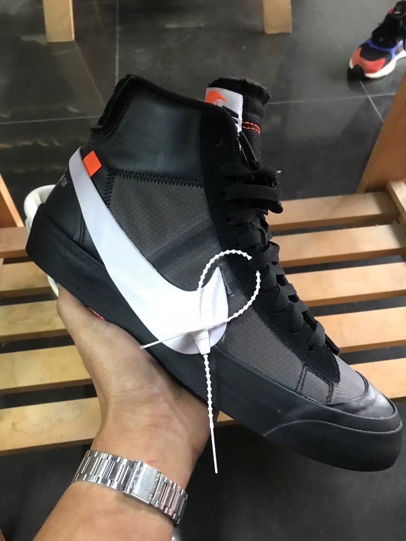 Nike blazer high off shop white