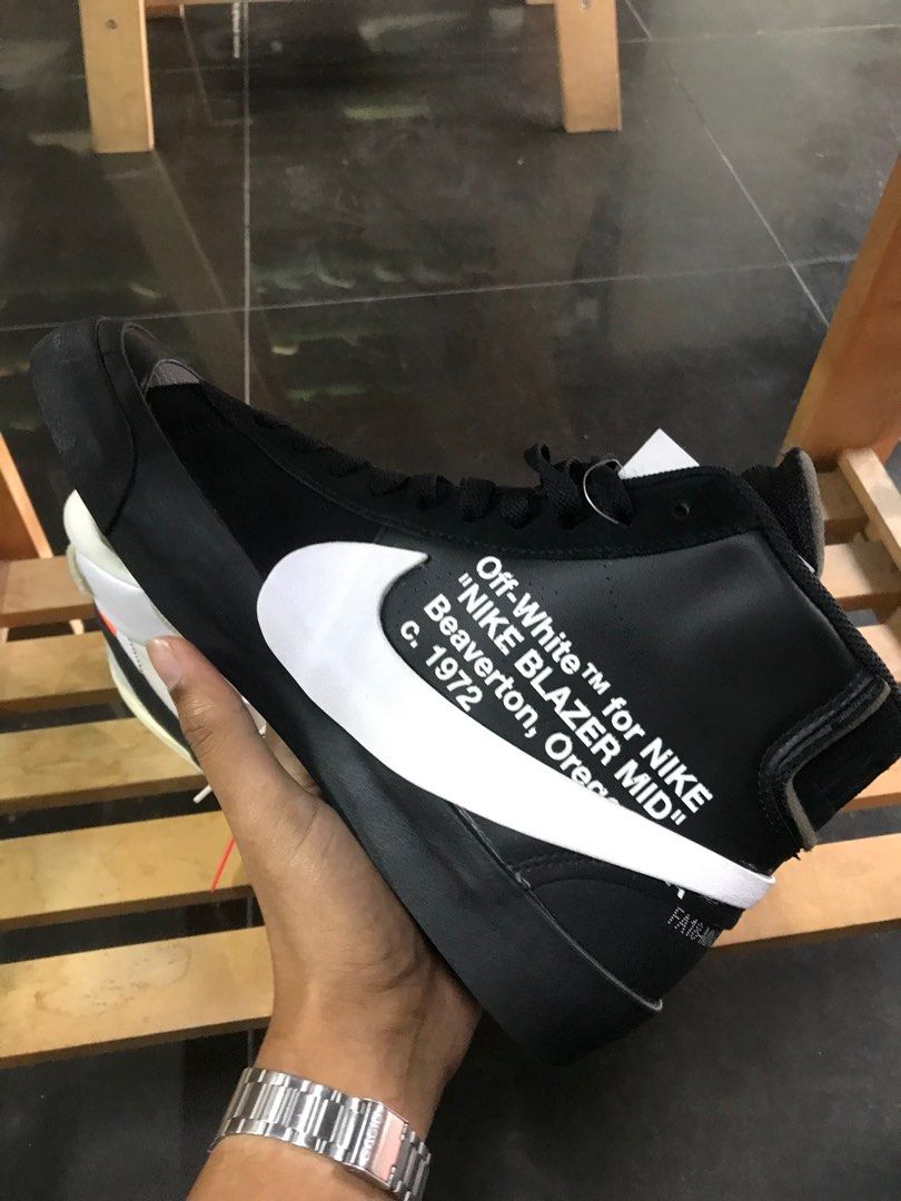 Blazer off white black on feet sales