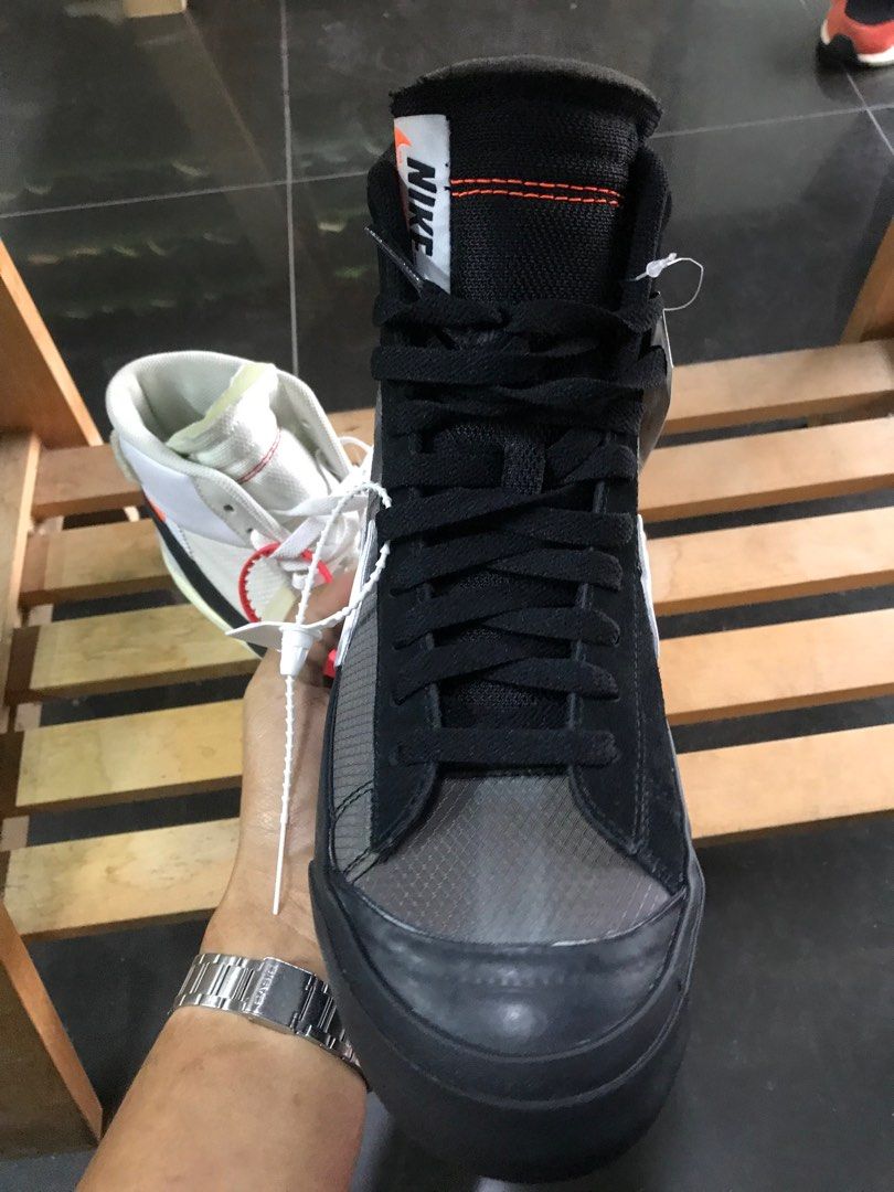 Nike Blazer High Off White Black Men s Fashion Footwear