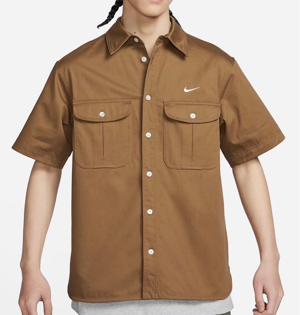 Nike button hot sale up shirts