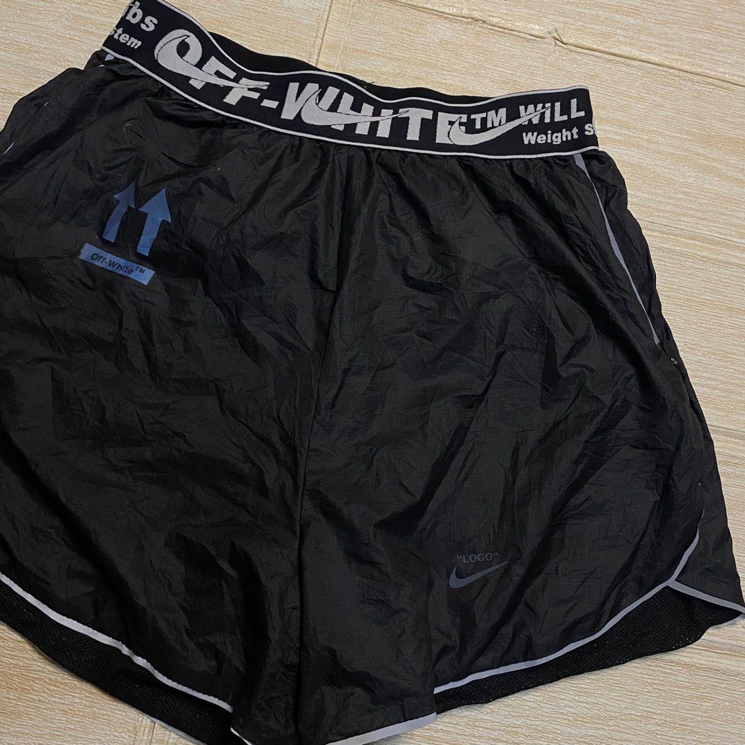 Off white shop reflective shorts