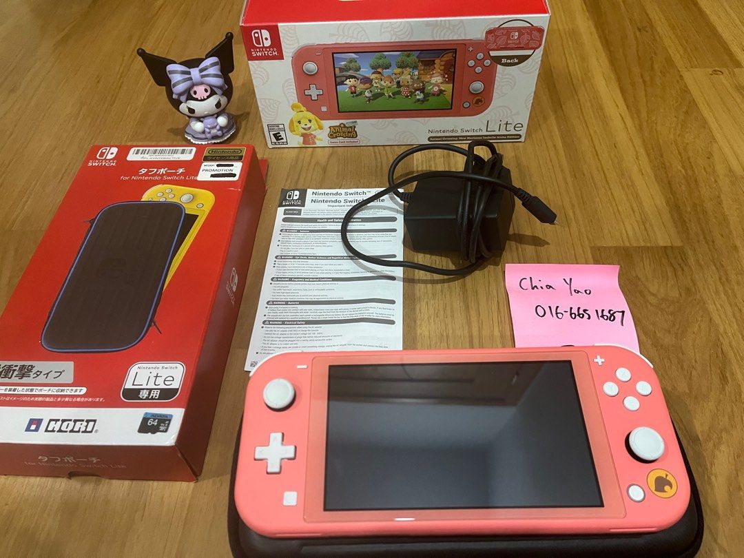 Console Nintendo Switch Lite - Isabelle Aloha Edition 