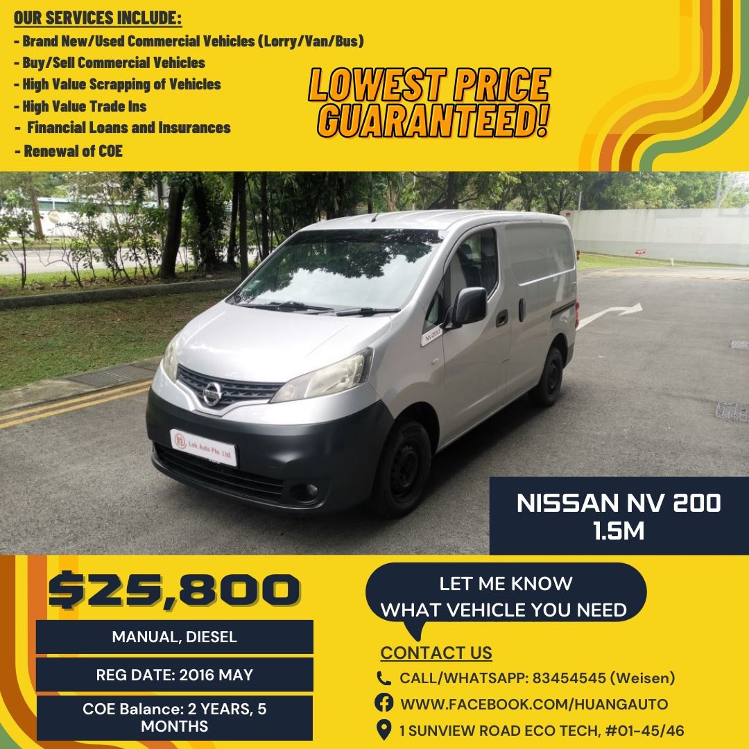 nv200 compact cargo price